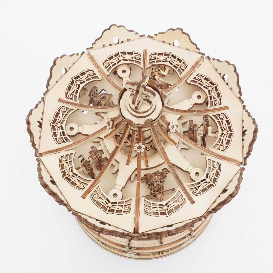 Robotime Mechanical Music Box Romantic Carousel (AMK62) *English Edition*